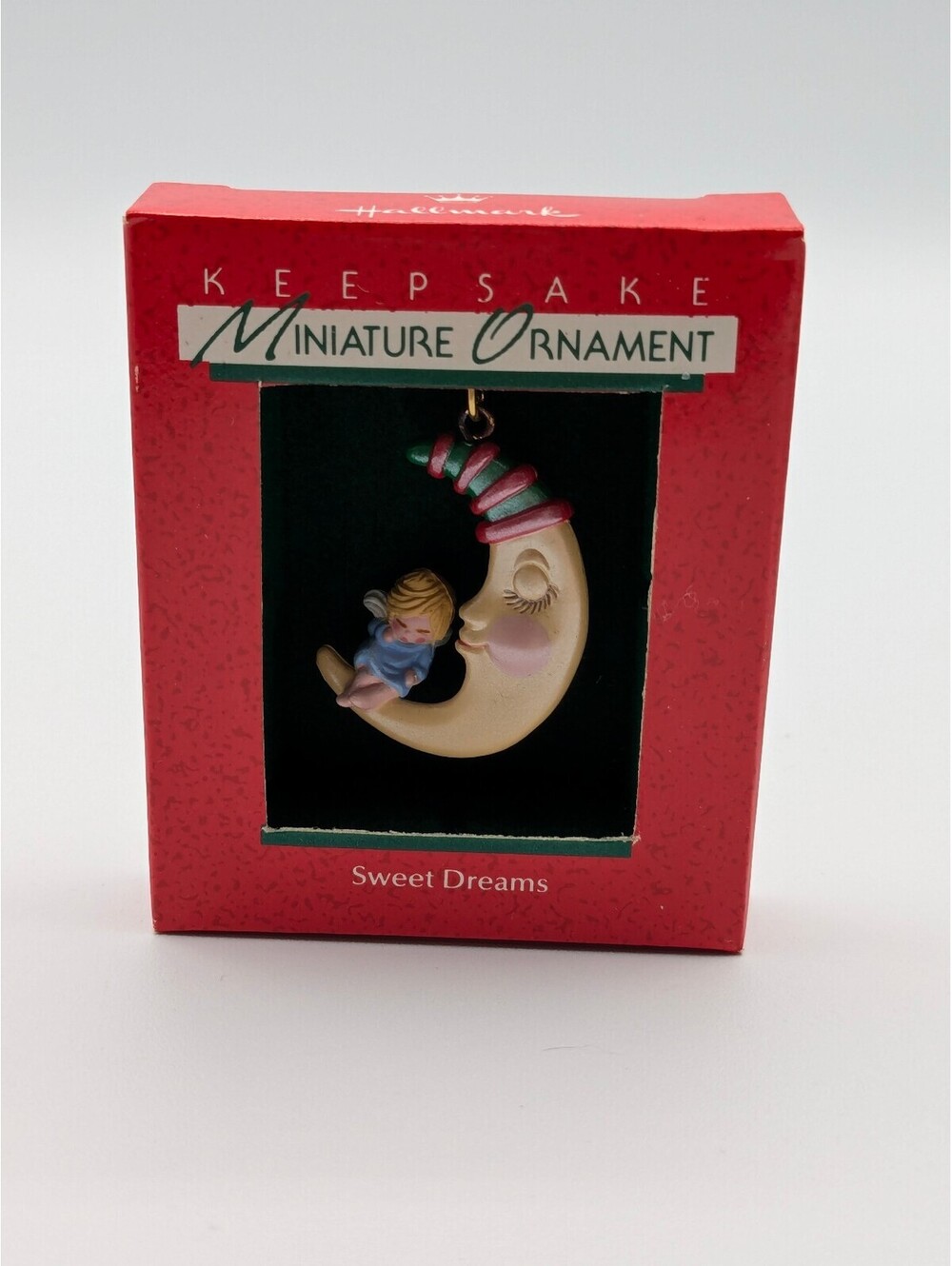 Hallmark Keepsake Sweet Dreams Miniature Ornament 1988, New in Box, Angel